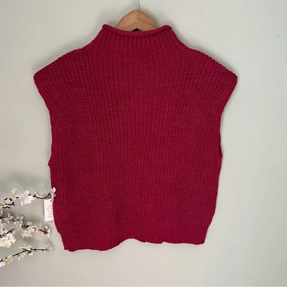 Eloquii Mock Neck Strong Shoulder Sweater NWT Size 18/20 - Picture 3 of 5